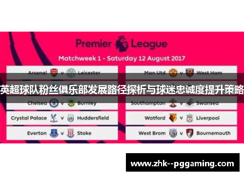 英超球队粉丝俱乐部发展路径探析与球迷忠诚度提升策略